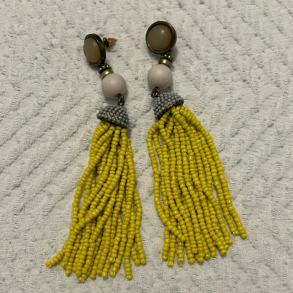 BaubleBar Jewelry - Baublebar Yellow Beaded Piece Earrings